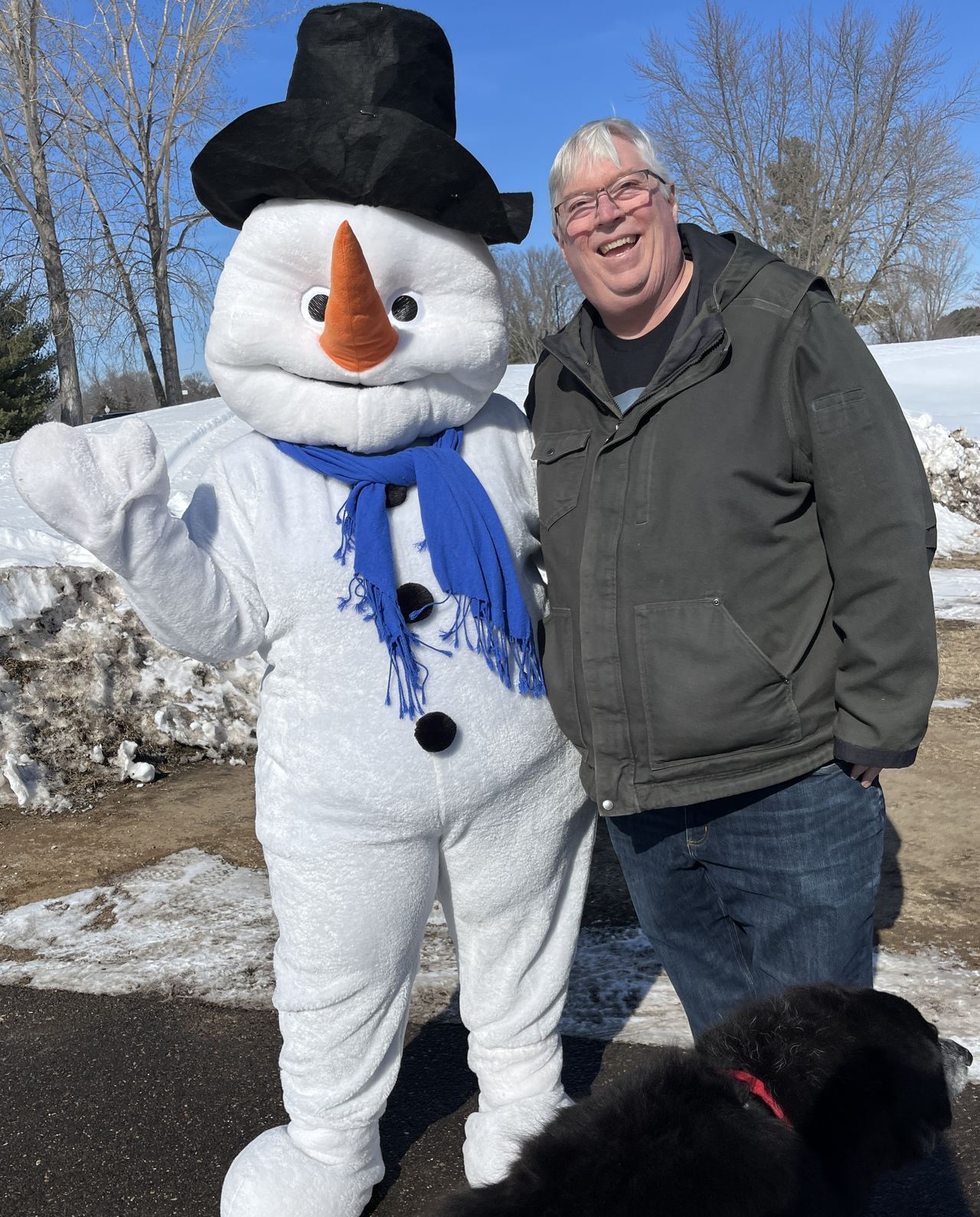 Welcoming visitors to Winterfest 2025
